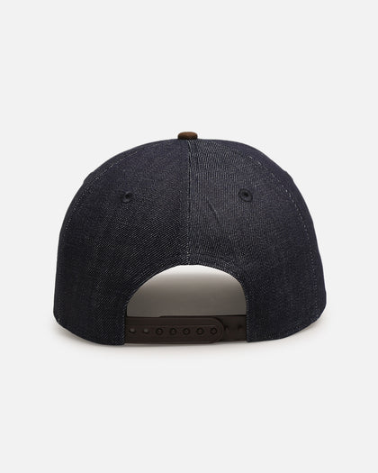 New Era Anaheim Ducks 'Denim Cowhide' 9FORTY A-Frame Snapback Navy