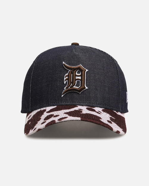 New Era Detroit Tigers 'Denim Cowhide' 9FORTY A-Frame Snapback Navy