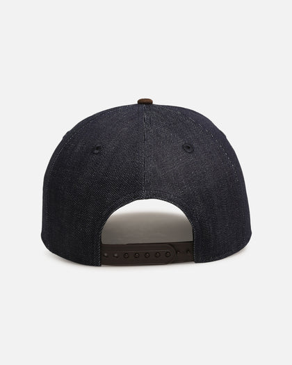 New Era Houston Texans 'Denim Cowhide' 9FORTY A-Frame Snapback Navy