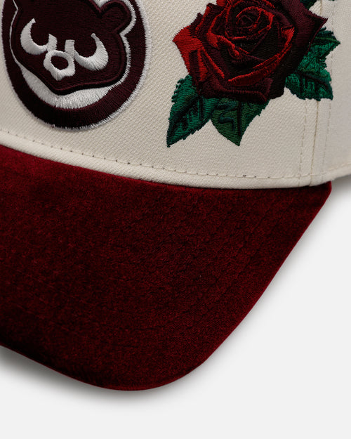 New Era Chicago Cubs 'Velvet Roses' 9FORTY A-Frame Snapback Chrome