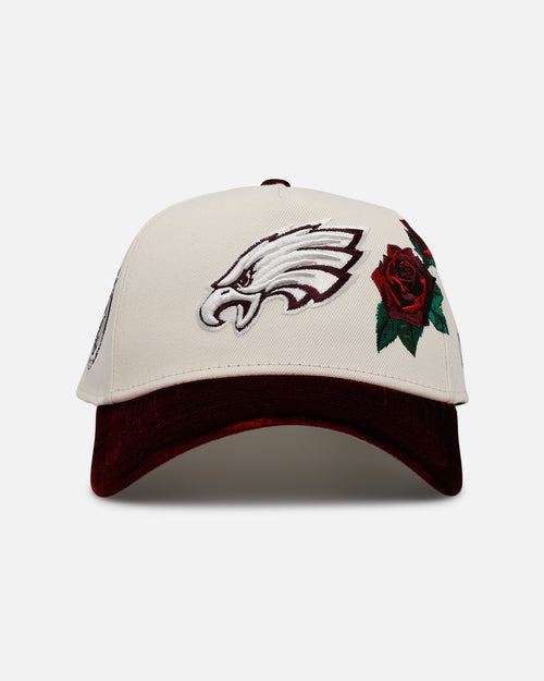 New Era Philadelphia Eagles 'Velvet Roses' 9FORTY A-Frame Snapback Chrome