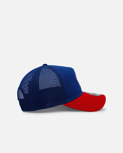 New Era Chicago Cubs 'Washed Truckers' 9FORTY A-Frame Trucker Snapback Official Team Color