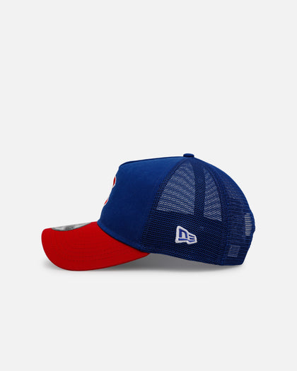 New Era Chicago Cubs 'Washed Truckers' 9FORTY A-Frame Trucker Snapback Official Team Color