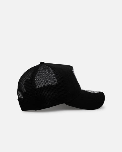 New Era Las Vegas Raiders 'Washed Truckers' 9FORTY A-Frame Trucker Snapback Official Team Color