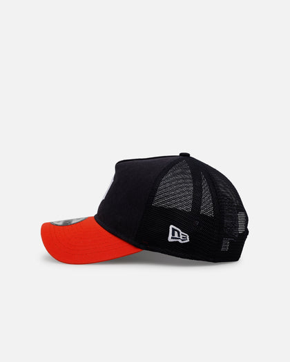New Era Detroit Tigers 'Washed Truckers' 9FORTY A-Frame Trucker Snapback Official Team Color