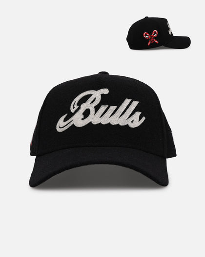 New Era Chicago Bulls 'Candy Cane Side Patch' 9FORTY A-Frame Snapback Official Team Color