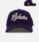 New Era Los Angeles Lakers 'Candy Cane Side Patch' 9FORTY A-Frame Snapback Official Team Color