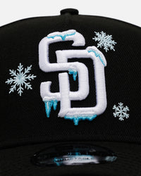 New Era San Diego Padres 'Cold As Ice' 9FORTY A-Frame Snapback Black