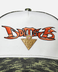 Loiter X Yu-Gi-Oh! Millenium Puzzle Snapback Hat Green Camo