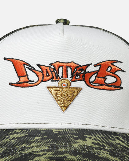 Loiter X Yu-Gi-Oh! Millenium Puzzle Snapback Hat Green Camo