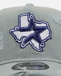 New Era Houston Astros 'Denim' 9FORTY A-Frame Snapback Light Wash Denim