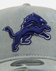 New Era Detroit Lions 'Denim' 9FORTY A-Frame Snapback Light Wash Denim