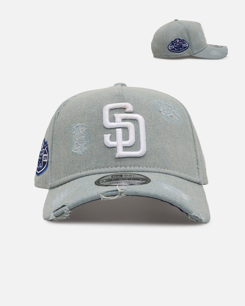 New Era San Diego Padres 'Denim' 9FORTY A-Frame Snapback Light Wash Denim
