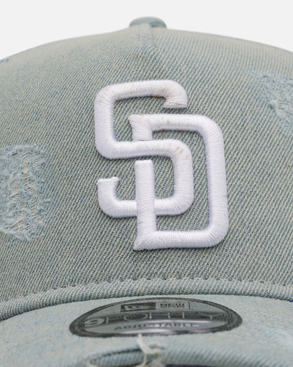 New Era San Diego Padres 'Denim' 9FORTY A-Frame Snapback Light Wash Denim