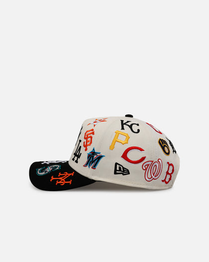 New Era MLB 'All Over Leagues' 9FORTY A-Frame Snapback Chrome/Black