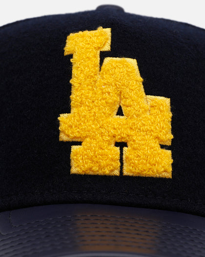 New Era Los Angeles Dodgers 'Varsity' 9FORTY A-Frame Strapback Navy