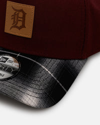 New Era Detroit Tigers 'Workwear' 9FORTY A-Frame Snapback Maroon