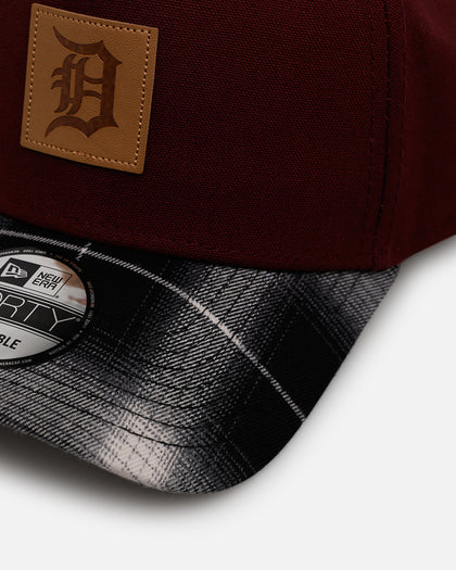 New Era Detroit Tigers 'Workwear' 9FORTY A-Frame Snapback Maroon
