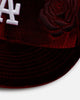 New Era Los Angeles Dodgers 'Velvet Roses' 59FIFTY Fitted Maroon
