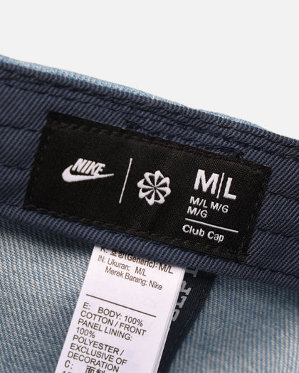 Nike Club Unstructured Denim Cap Thunder Blue/White