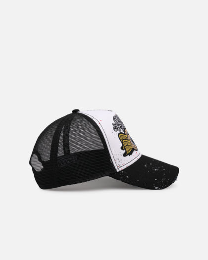 Von Dutch X Culture Kings CK Trucker Snapback White/Black