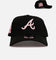 New Era Atlanta Braves 'Black And Pink' 9FORTY A-Frame Snapback Black/Pink