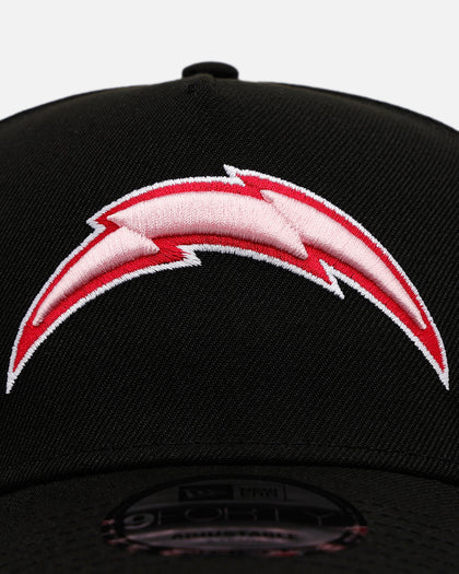 New Era Los Angeles Chargers 'Black And Pink' 9FORTY A-Frame Snapback Black/Pink