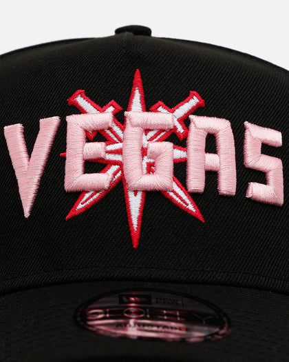 New Era Vegas Golden Knights 'Black And Pink' 9FORTY A-Frame Snapback Black/Pink