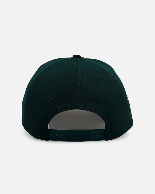 New Era Atlanta Braves 'Rainforest' 9FORTY A-Frame Snapback Green/Brown