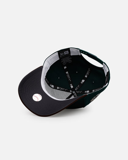 New Era Oakland Athletics 'Rainforest' 9FORTY A-Frame Snapback Green/Brown