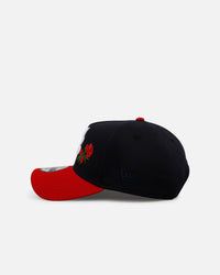 New Era Atlanta Braves 'Official Team Color Rose' 9FORTY A-Frame Snapback Official Team Color