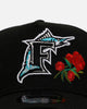 New Era Florida Marlins 'Official Team Color Rose' 9FORTY A-Frame Snapback Official Team Color