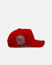 New Era Los Angeles Angels 'Official Team Color Rose' 9FORTY A-Frame Snapback Official Team Color