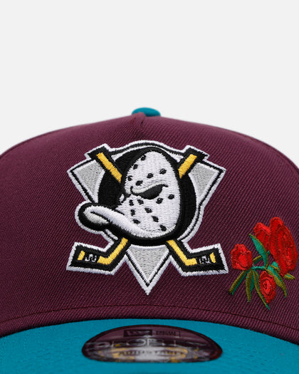 New Era Anaheim Ducks 'Official Team Color Rose' 9FORTY A-Frame Snapback Official Team Color