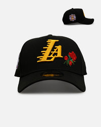 New Era Los Angeles Lakers 'Official Team Color Rose' 9FORTY A-Frame Snapback Official Team Color