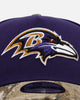 New Era Baltimore Ravens 'Realtree Visor' 9FORTY A-Frame Snapback Official Team Color