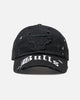 Mitchell & Ness Chicago Bulls 'Gothic Arch' Dad Fit Strapback Washed Black