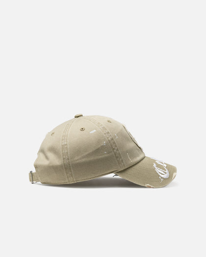 Mitchell & Ness Boston Celtics 'Gothic Arch' Dad Fit Strapback Gravel Stone