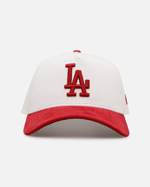 New Era Los Angeles Dodgers 'Cardinal Suede' 9FORTY A-Frame Snapback Cardinal