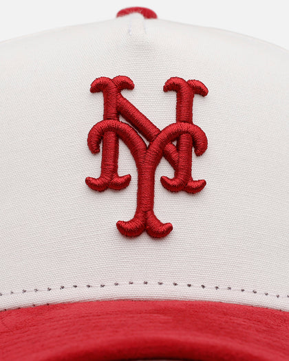 New Era New York Mets 'Cardinal Suede' 9FORTY A-Frame Snapback Cardinal
