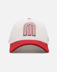 New Era Mexico National Baseball Team 'Cardinal Suede' 9FORTY A-Frame Snapback Cardinal