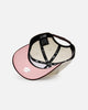 New Era Atlanta Braves 'Pink Satin Pink Hearts Walnut' 9FORTY A-Frame Snapback Chrome/Walnut