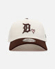 New Era Detroit Tigers 'Pink Satin Pink Hearts Walnut' 9FORTY A-Frame Snapback Chrome/Walnut