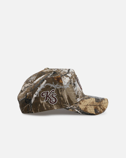 New Era Knoxville Smokies 'Realtree Grit 3.0' 9FORTY A-Frame Snapback Realtree Edge