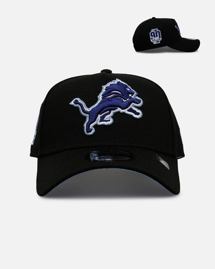 New Era Detroit Lions 'Black And Sky Blue' 9FORTY A-Frame Snapback Black/Sky Blue