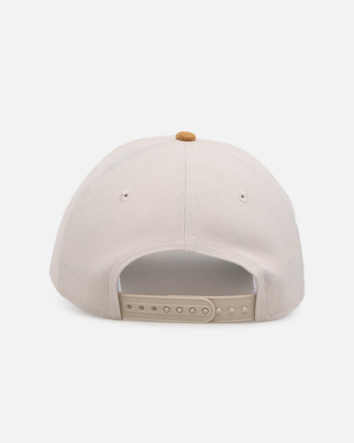 New Era Milwaukee Brewers 'Honey Pot' 9FORTY A-Frame Snapback Stone/Wheat