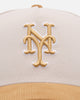 New Era New York Mets 'Honey Pot' 9FORTY A-Frame Snapback Stone/Wheat