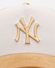 New Era New York Yankees 'Honey Pot' 9FORTY A-Frame Snapback Stone/Wheat