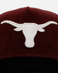 New Era Texas Longhorns 'Certified Lover 2.0' 9FORTY A-Frame Snapback Maroon