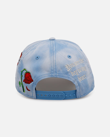New Era Los Angeles Lakers 'Hopeless Romantic' 9FORTY A-Frame Snapback Sky Blue